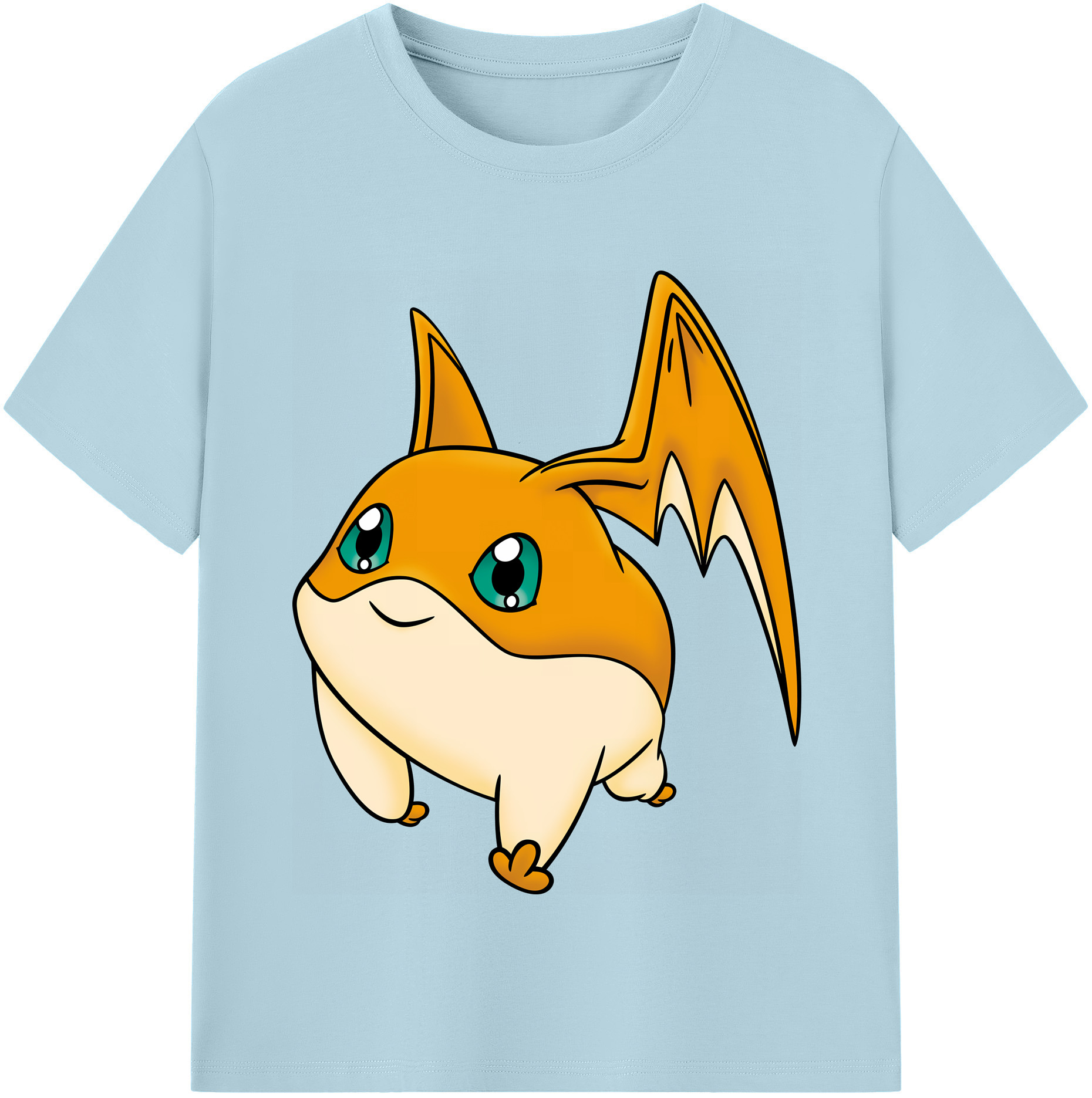 （画像用） Digimon デジタルモンスター/デジモン 綿100％半袖Tシャツ（フロントプリント）